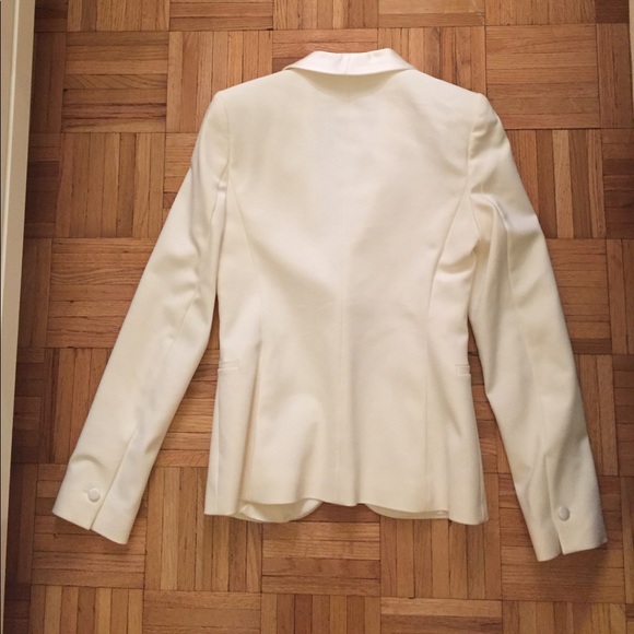 WHITE ZARA TUX BLAZER - Picture 3 of 5